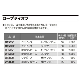 OH Rope Tie-Off OP-50SF