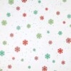 Just Snowflakes Red Green Foil Christmas Printed Patterned Tissue Wrapping Paper Luxury 5 Sheets