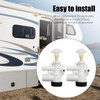 UOIENRT 2Pcs 385314349 RV Water Valve Assembly Camper Trailer Toilet