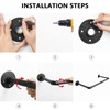 Jeasor Industrial Iron Pipe Clothes Hanging Bar DIY Wall-Mounted Garment