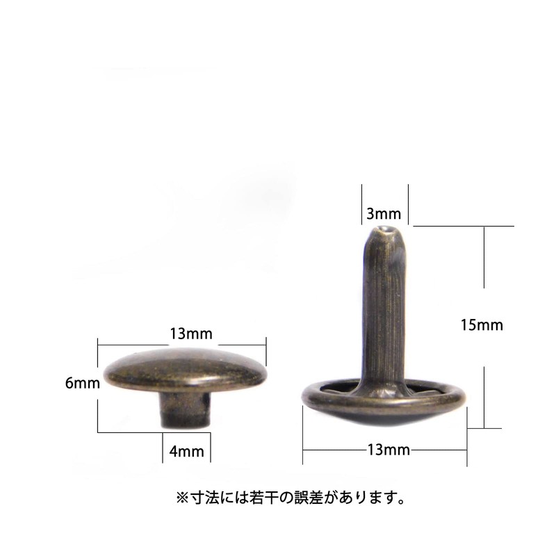 Double-sided Oversized Caulking Antique Head 0.5 inch (13 mm) Set