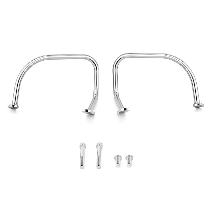 WSays Softail Rear Engine Guard Highway Saddlebag Crash Bar Compatible