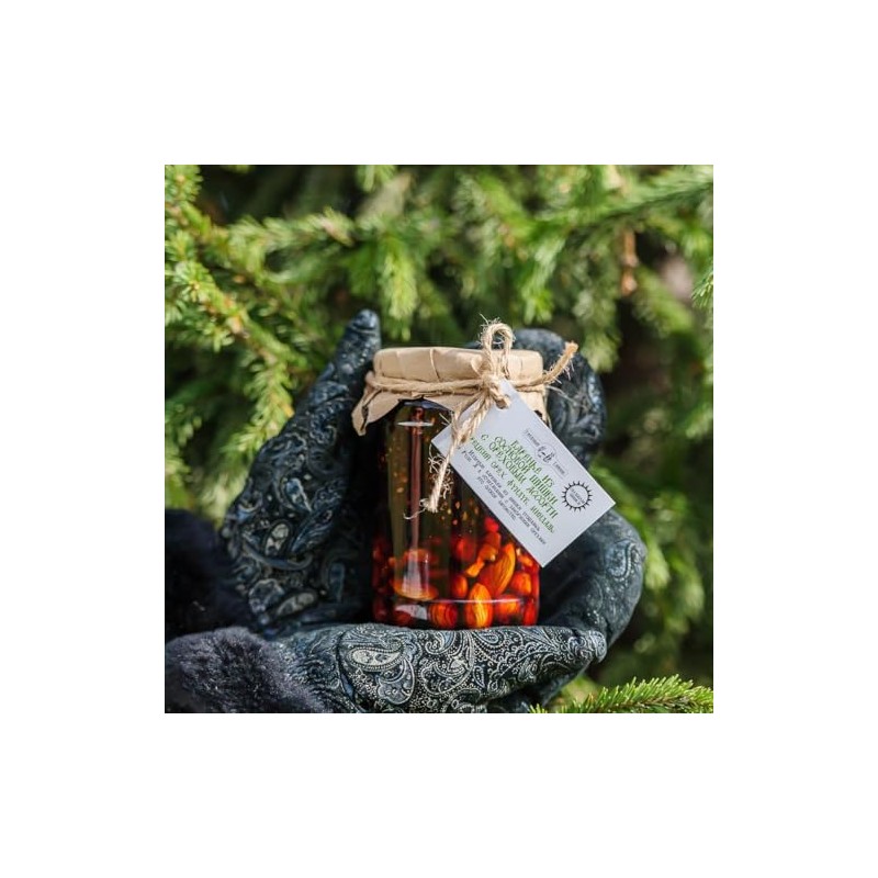 Taiga Cache Nuts in Pine Syrup Assort In One Jar