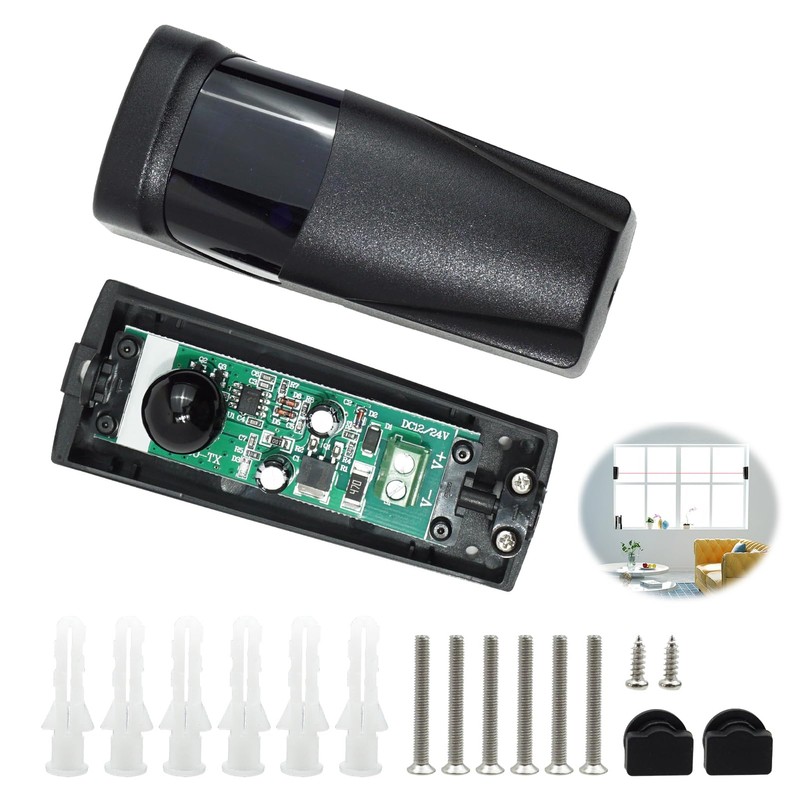 Wonvify Pair of Infrared Sensors for Automatic Garage Openers, Light