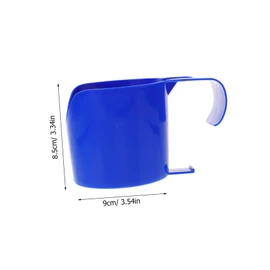 KONTONTY 4pcs Above Ground Pool Cup Holder Blue Pool Drinks Holder Cup Holders for Above Ground Pools Plastic Swimming Pool Drink Holder