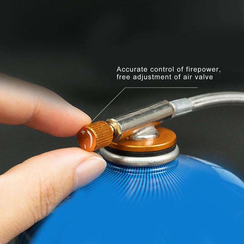 Mini Camping Gas Stove Windproof Stove Three Core Head Gas