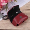 Gatuida Simple Earphone Cover Imitation Leather Headset Protector Anti-lost Case