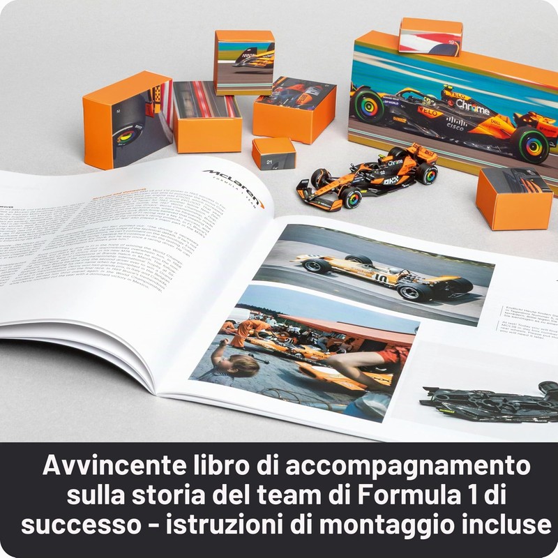 FRANZIS McLaren Racing 67391 - Calendario dell'Avvento 2025, modello in