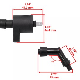 Caltric Ignition Coil for Honda XR500R Pro Link 500 1983 1984 Motorcycle Ignition Coil