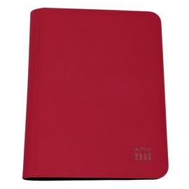 Rieton 9 Pocket 800+ Pockets Trading Card Binder, Fit 828 Cards - Large Ringless Side Loading Card Album for TCG -Red