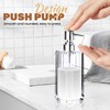 Diakey Acrylic Hand Soap Dispenser, Crystal Clear Modern Liquid Soap