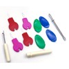 Elionless Needle Threaders Kit, 8 Small Eye and Gourd Shaped
