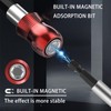 8 Stück Hochwertiger Bithalter Magnetisch, Schnellwechsel Bit Verlängerung 1/4", Sechskantschaft-
