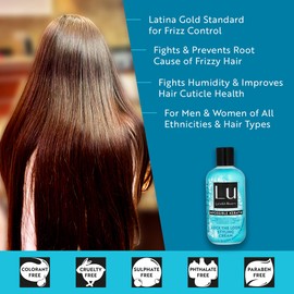 LatinUs Beauty, Lock The Look Crema para Peinar con Keratina Vegana para Cabello Manejable y Estilizado, 8 oz