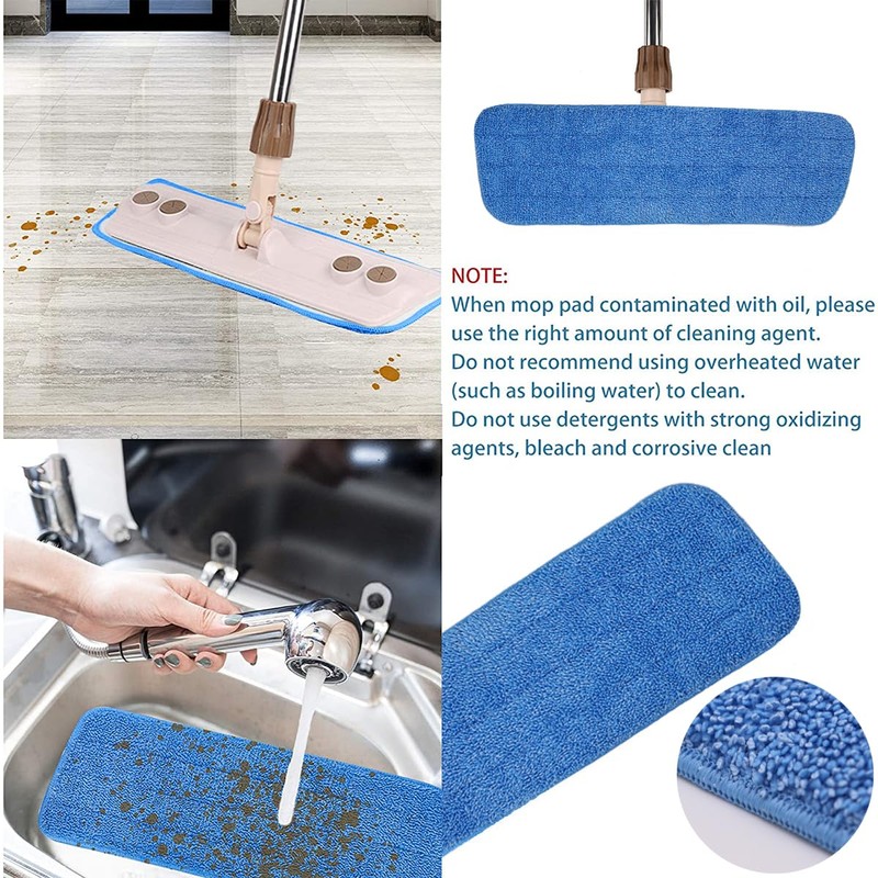 LOSYHU 10 Pack Spray Mop Replacement Pads for Wet/Dry Mops,