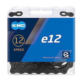 KMC E12 12 Speed E-Bike Chain, 130 Links, BlackTech