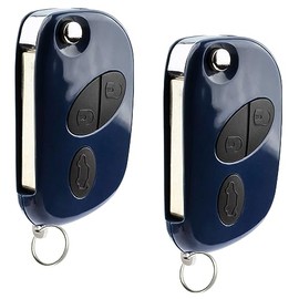 2x Keyless Option Remote Flip Key Fob 3btn for Maserati GranTurismo Quattroporte (RX2TRF937)
