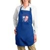 Fabulous Premium Kitchen Apron Blue Owl Anniversary Wedding Celebration Gift