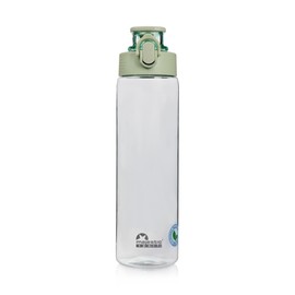 Majestic Sport Okosei Clear Water Bottle, 750 ml, Water Bottle, BPA-Free, Tritan, Gym Bottle, Sports Bottle for Bicycle, Outdoor, Fitness, Lightweight, Shockproof, Reusable, Green