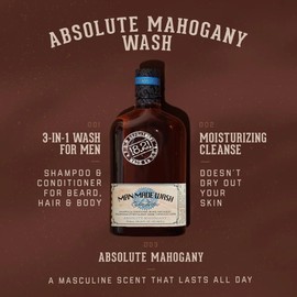 18.21 Man Made Conditioning Shampoo and Body Wash - Absolute Mahogany 532ml