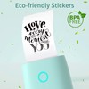 JADENS Mini Sticker Printer-2 Inch Bluetooth Thermal Pocket Printer,Inkless Portable