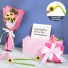 12 PCS Sunflower Ballpoint Pens, Silicone Plants Shaped Pen, Cute