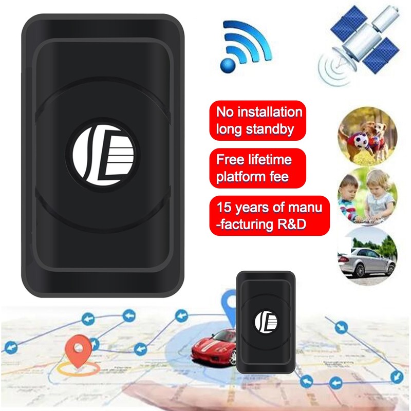 GPS Locator Portable Mini Long Standby Time Low Battery Alarm