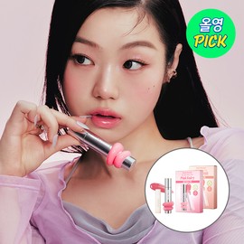 Heart Percent Dote On Mood One Way Glowy Tint 4.2g - [SET] 13 Pink Fairy (+Mini Lip Base)
