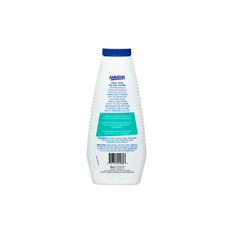 AMMENS Powder Shower Fresh Talc Free, 11 Ounce