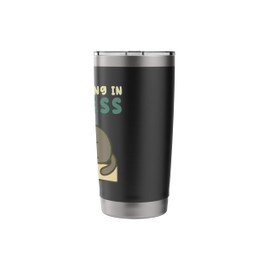 Overthinking Cat Funny Mental Health Awareness Anxiety Gift Stainless Steel Insulated Tumbler
