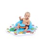 Inflatable Baby Splash Mat with Backrest & Fun Stackable Rings