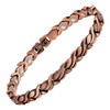EnerCoppeX Copper Ankle Bracelet for Women, Magnetic Pure Solid 99.99%