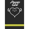 Power Girl Bodybuilding Log Book: Powerlifting Notebook Training Journal Gym