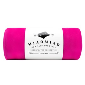 MIAOMIAO Non-Slip Hot Yoga Towel Set,Super Absorbent Microfiber in, 24.5" x 72" - Anti-Slip, Injury Free Design for Pilates, Yoga Mats, Exercise, and Fitness Gear