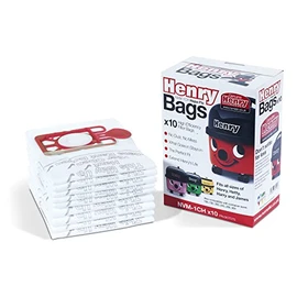 Henry NVM-1CH/907075 HepaFlo Vacuum Bags, Pack of 10, White