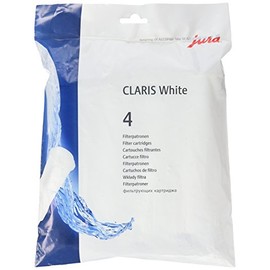 Jura 200100 Claris Filterpatronen 4-er Pack, Kunststoff