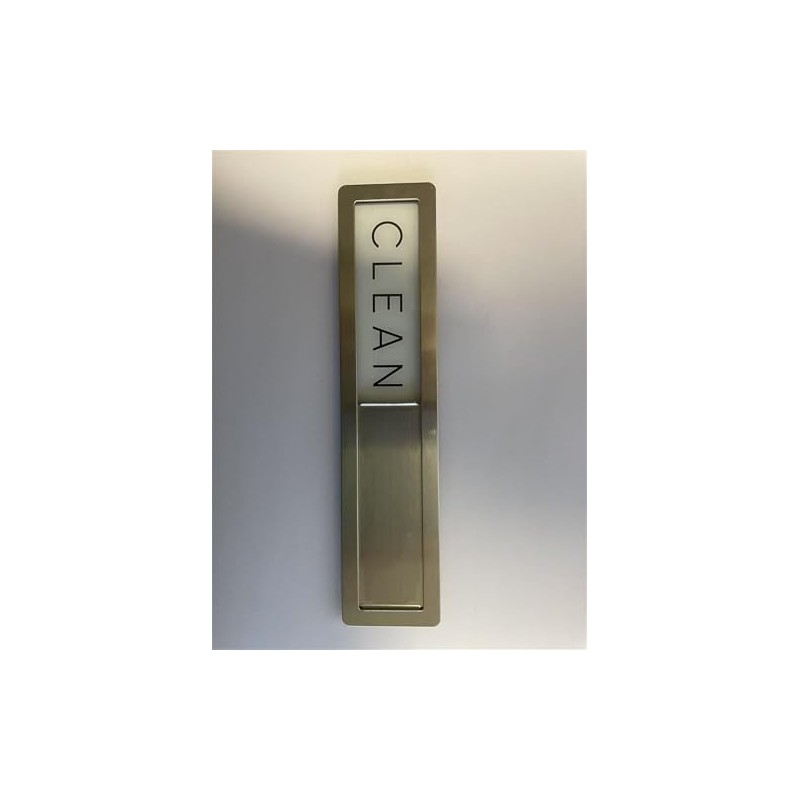 Stainless Steel Dishwasher Magnet Clean Dirty Sign, Minimalistic Design with