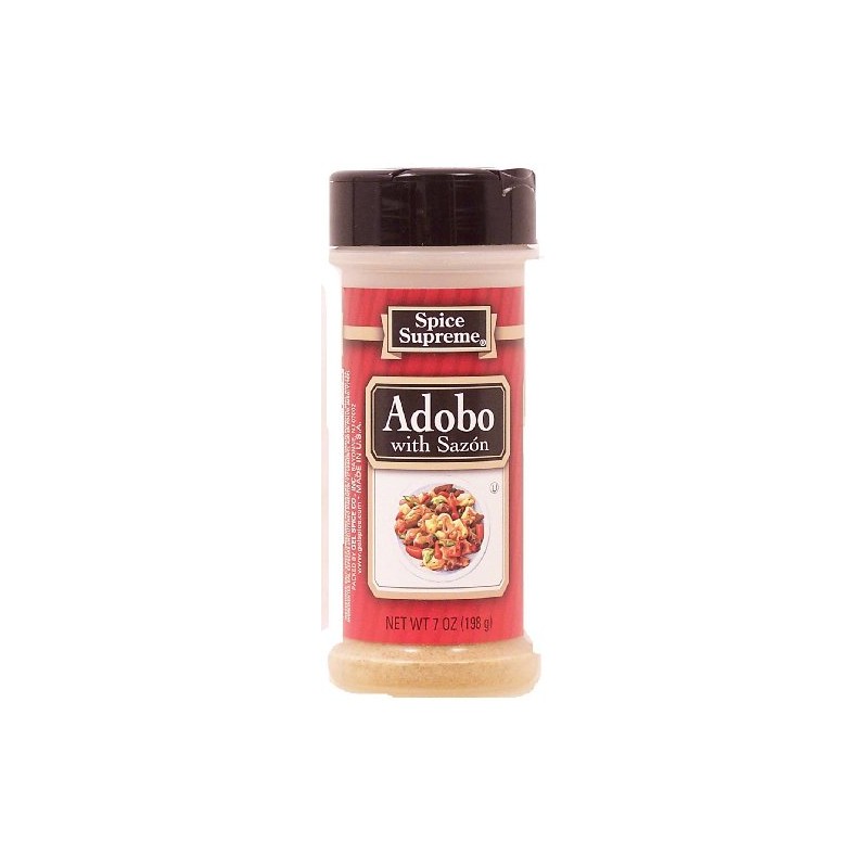 Spice Supreme Adobo with Sazon (Pimento) - No Artificial Flavors,