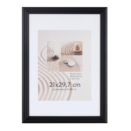 S216 Wooden Picture Frame Acrylic Glass Lifestyle Photo Frame Collage Wall Decoration Poster Colour: Black Format: 40 x 50 cm