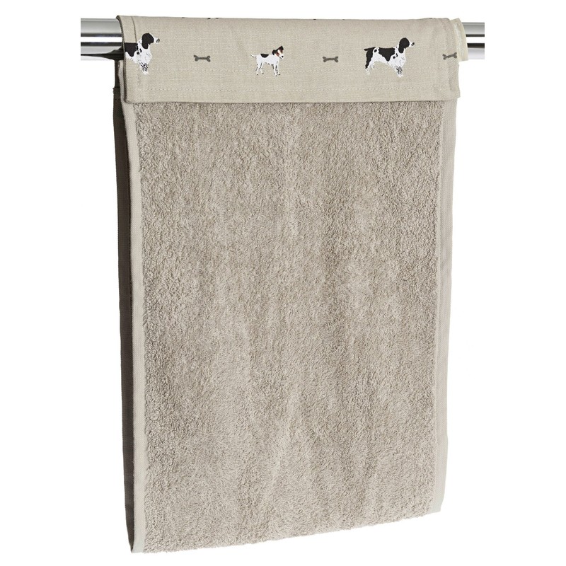 Sophie Allport - Woof Roller Hand Towel, 100% Cotton, Hard
