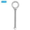 PATIKIL M10 x 120mm Lifting Shoulder Eye Bolt, 2Pcs 304