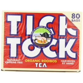 Tick ??Tock Original-Bio Rooibos Tea Bags (80) - Packung mit 2