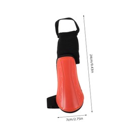 Mipcase 2Pcs Football Shin Guards with Ankle Protection Eva Cushioning Soccer Shin Pads for Youth Ergonomic Fit for Injury Prevention Comfortable Play