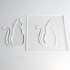 Cat Template, Clear Acrylic Template, Woodworking Router Template