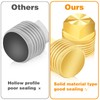 2 Pcs Boat Drain Plug, Solid Brass Boat Plug 1/2