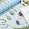 PH PandaHall 2 Colors Crystal Stone Holder Necklace 4pcs Crystal