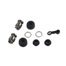 Shindy brand Aftermarket Front Brake Wheel Cylinder Rebuild Kit compatible with the 1988-2000 Honda TRX 300 Fourtrax 2x4 ATVs (not 4x4)