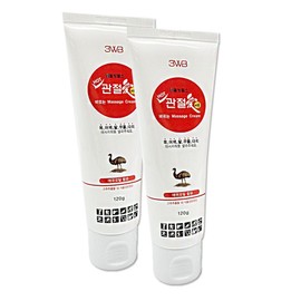 Massage cream for joints, tube type, 120g, 2 pieces / 관절애 바르는마사지크림 튜브형, 120g, 2개