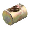 HALJIA 20 PCS M6 * 12MM Barrel Nuts Dowels Slotted