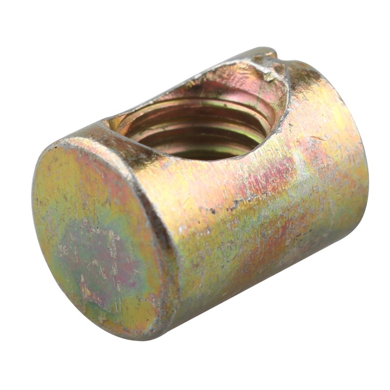 HALJIA 20 PCS M6 * 12MM Barrel Nuts Dowels Slotted